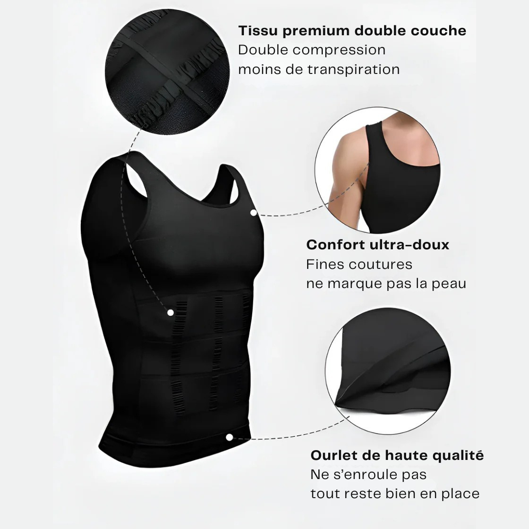 Débardeur gainant homme