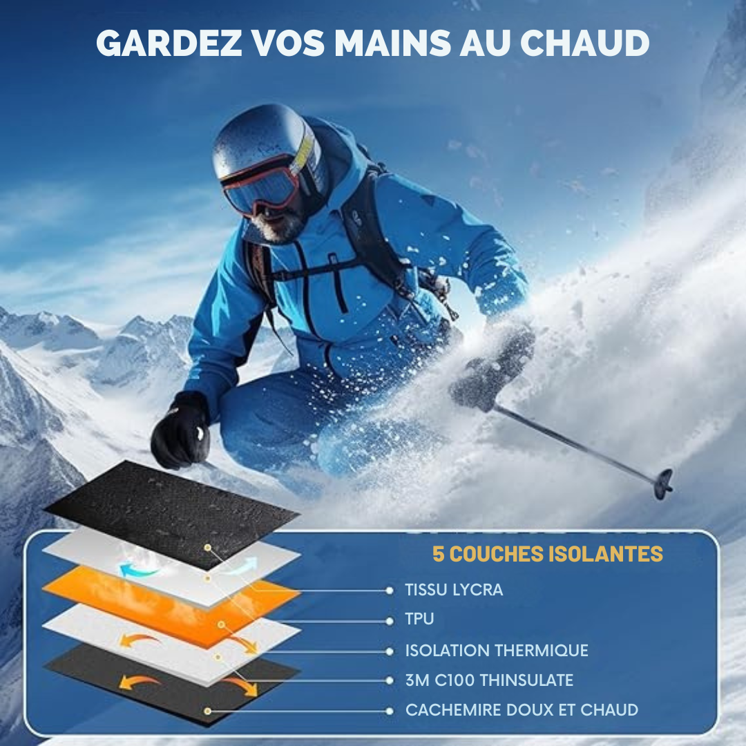 Gants thermiques et tactiles