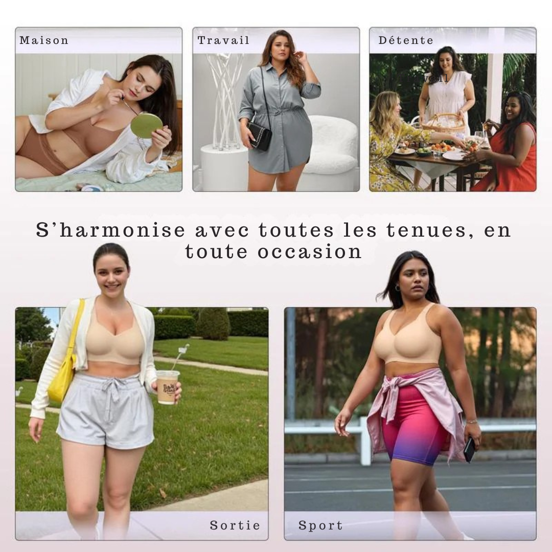 Soutien-gorge sans armatures couvrant